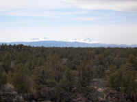 Broken Top and the Three Sisters from The Flat Iron