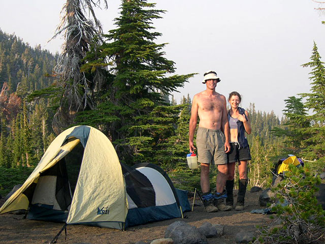 Chemekedan Climb Leader on the way to North Sister.