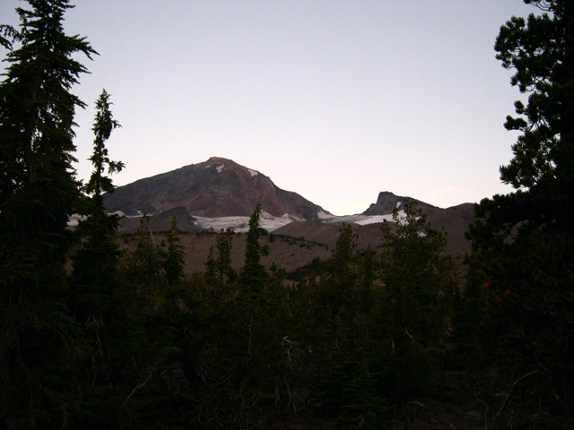 Middle Sister, way up there!