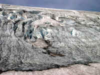 Hayden Glacier crevasses