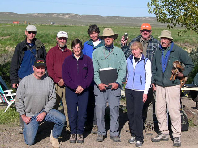 ONDA volunteers, Director Craig Miller, on the left