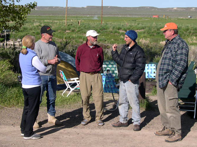 ONDA inventory volunteers, organizer Brent Fente second from right