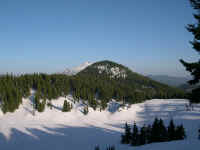 Mt. Bachelor, late afternoon, behind Devils Hill