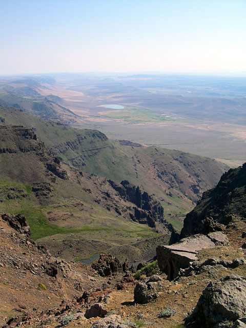 View north east from the top