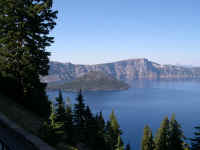 Crater Lake. The NPS charges $10, unless you have a Golden Age Passport.