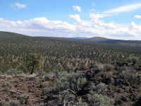 View south east from the third butte. Were is the cab?